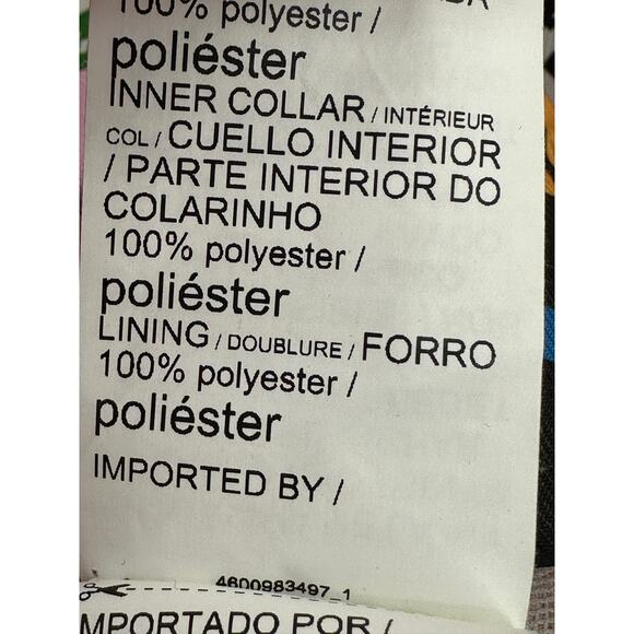 Puma Jacket Women SMALL White Multi International Woven Print Track Full Zip - Picture 9 of 11